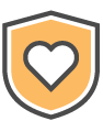 Icon Crest with heart